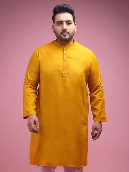 Sztori Plus Size Woven Design Kurta