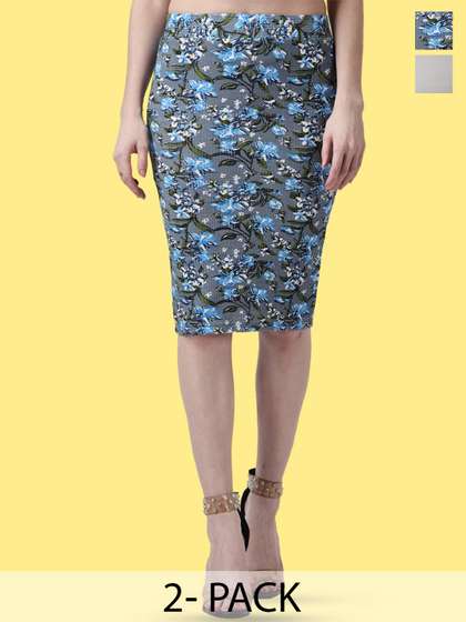 Popwings Pack Of 2 Printed Skirts