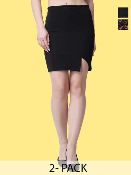 Popwings Pack Of 2 Pencil Skirts