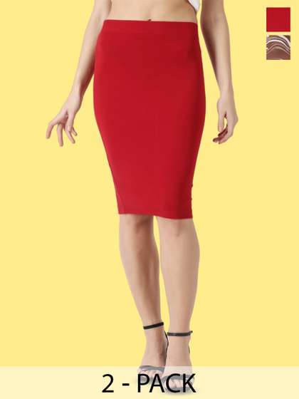 Popwings Pack Of 2 Straight Skirts