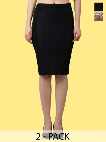 Popwings Pack Of 2 Pencil Skirts