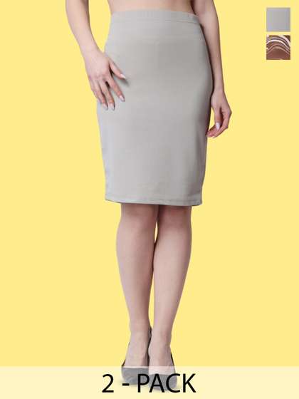 Popwings Pack Of 2 Pencil Skirts