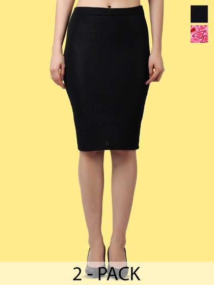 Popwings Pack Of 2 Pencil Skirts