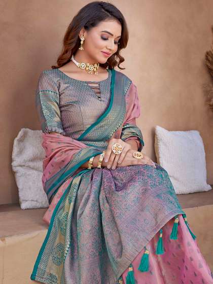 Mitera Woven Design Banarasi Saree
