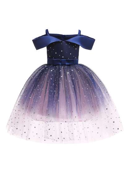 StyleCast Girls Blue
                      Embellished Balloon Party Dress