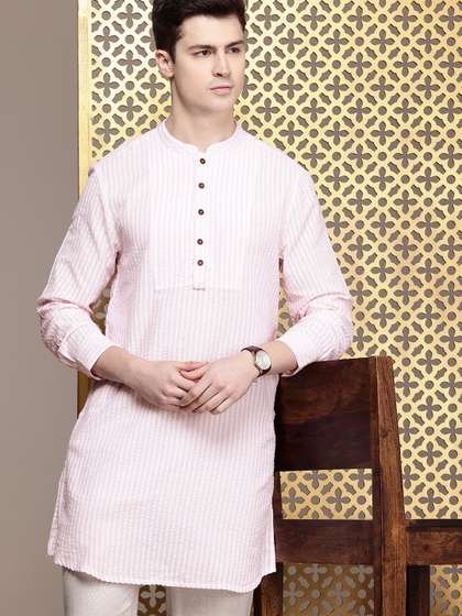 House of Pataudi Jashn Striped Kurta