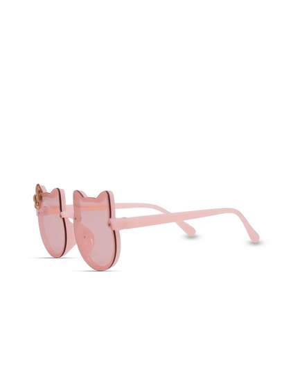 SYGA Kids Cat Shaped
                    Sunglasses With UV Protected Lens
                    Goggles-Colourful-Peach
