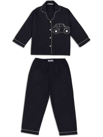 shopbloom Kids Glow In
                    The Dark Graphic Printed Pure Cotton Night Suit