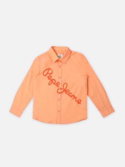 Pepe Jeans Gem Boys
                      Spread Collar Pure Cotton Casual Shirt