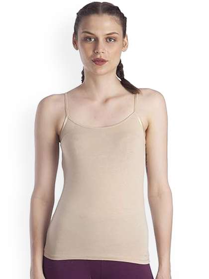 LAVOS Womens Bamboo
                        Cotton Camisole Adjustable Strap Anti Microbial
                        4-Way Stretchable