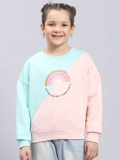 Monte Carlo Girls
                    Graphic Printed Cotton Sweatshirt