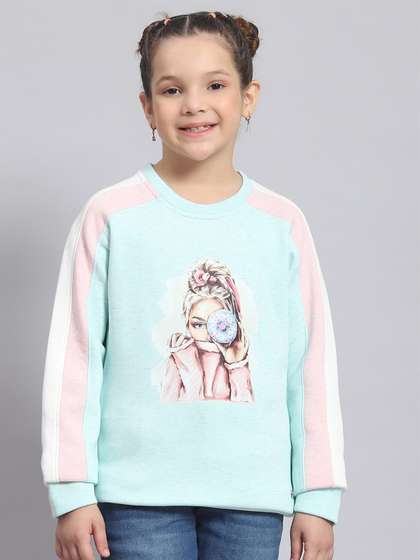 Monte Carlo Girls Cotton
                    Printed Sweatshirt