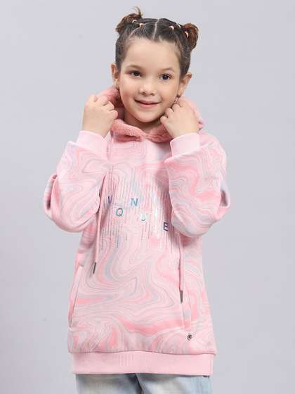 Monte Carlo Girls
                    Printed Fleece Hooded Sweatshirt