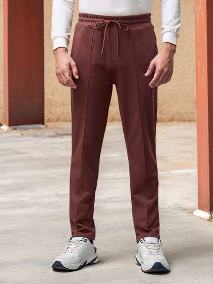 Bewakoof Men Brown Warm Track Pants