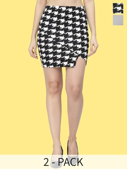 Popwings Pack Of 2 Pencil Skirts