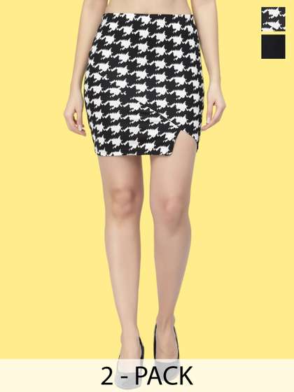 Popwings Pack Of 2 Pencil Skirts