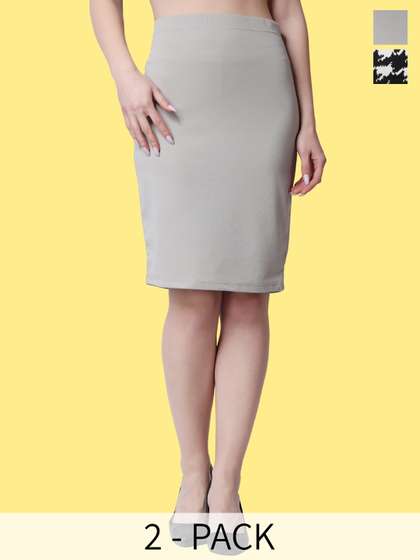Popwings Pack Of 2 Pencil Mini Skirts