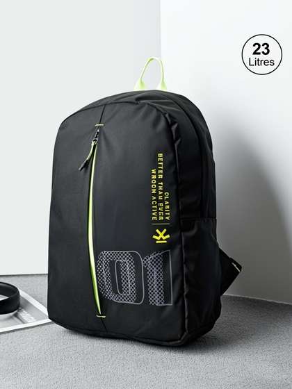 WROGN Unisex
                          Printed Detail Backpack 23L