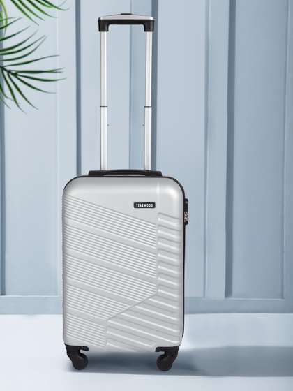 Teakwood Leathers
                        Blade 360-Degree Rotation Hard-Sided Cabin-Sized
                        Trolley Bag 32.2L