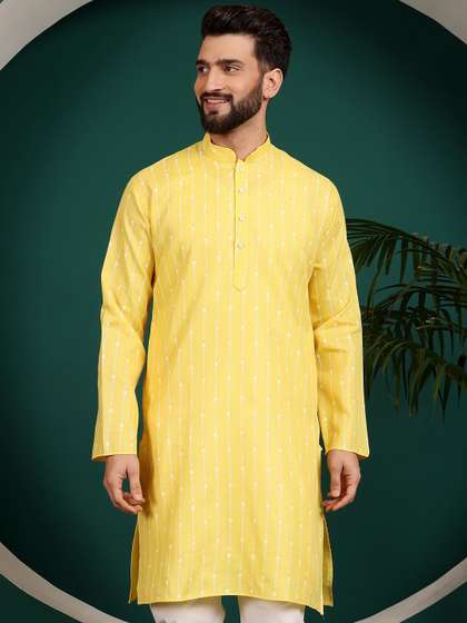 Armaan Ethnic Block Print Cotton Kurta