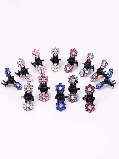 BAESD Girls Set Of 12
                    Embellished Claw Clip