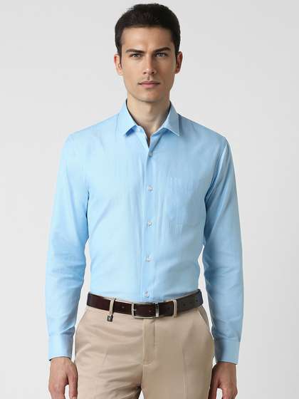 Peter England Spread
                        Collar Formal Shirt