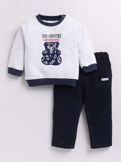 Dollar Kid Super Soft
                      Printed Long Sleeves T Shirt With Corduroy Pant
                      Set