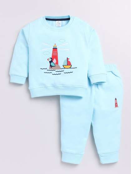 Dollar Kid Super Soft
                      Printed Long Sleeves T Shirt With Pant Set