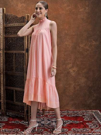Vishudh Women
                        Sleeveless A-Line Dress