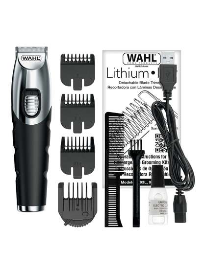 WAHL Lithium Ion Beard
                    Trimmer With 4 Hours Runtime & Precision Blades
                    - Black