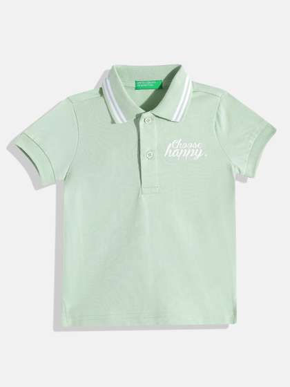 United Colors of Benetton Boys Polo Collar T-shirt