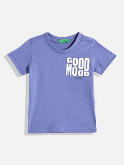United Colors of Benetton Boys Typography Printed T-shirt