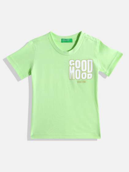 United Colors of Benetton Boys Typography Printed T-shirt