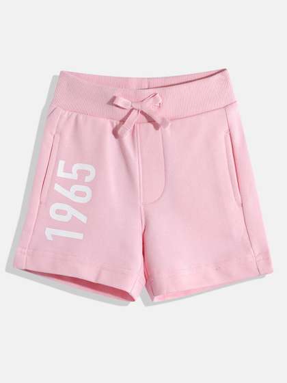United Colors of
                    Benetton Boys Typography Printed Shorts