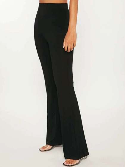 Next One Women
                          Smart Flared High-Rise Easy Wash Bootcut
                          Trousers