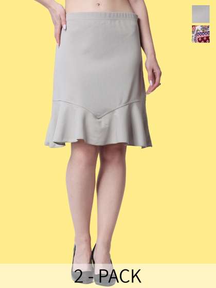 Popwings Pack Of 2 Flared Skirts