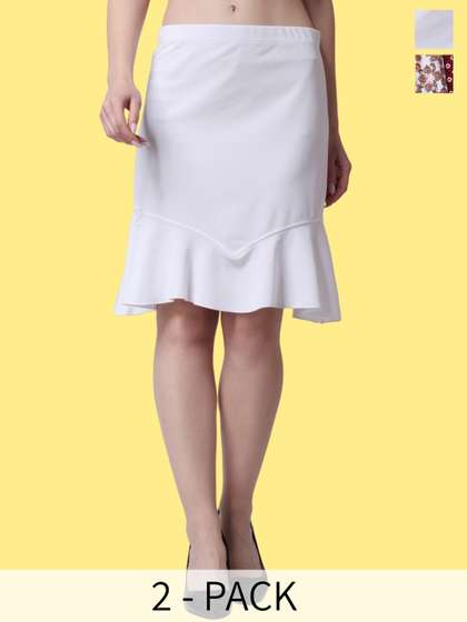 Popwings Pack Of 2 Flared Skirts