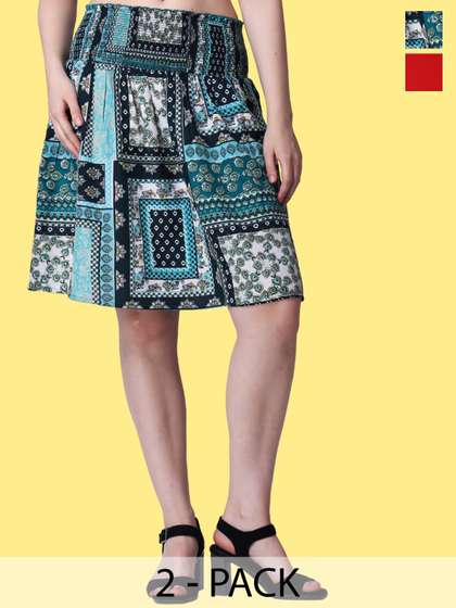Popwings Pack Of 2 Pencil Mini Skirts