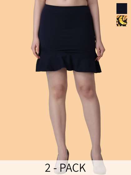 Popwings Pack Of 2 Pencil Mini Skirts