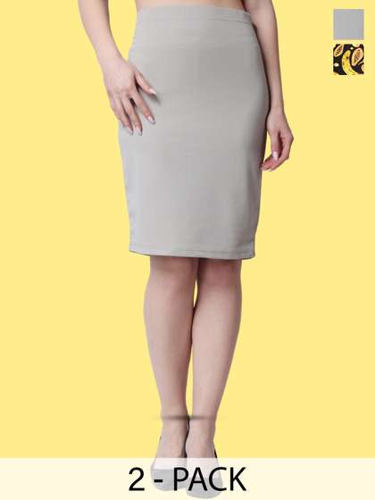 Popwings Pack of 2 Pencil Skirts