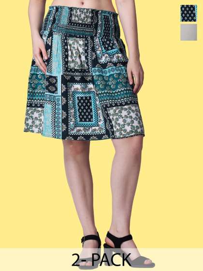 Popwings Pack of 2 Knitted Skirts