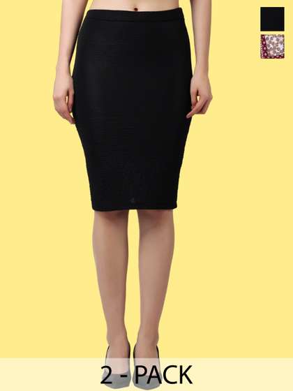 Popwings Pack of 2 Knitted Skirts