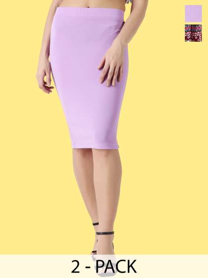 Popwings Women Pack Of 2 Skirts