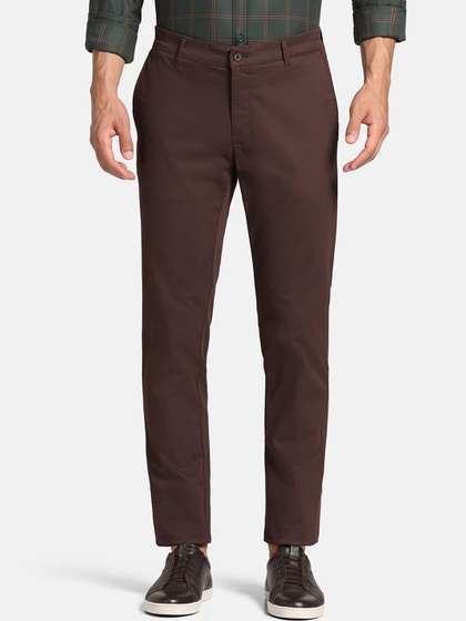Blackberrys Men
                        Super Slim Fit Mid Rise Trousers