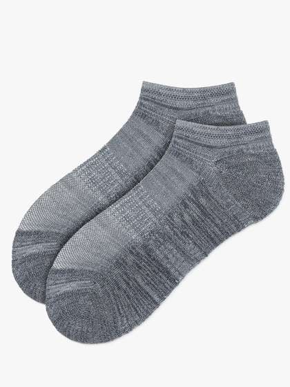 Soxytoes Unisex Striped
                    Moisture wicking Bamboo Shoe-Liner Socks