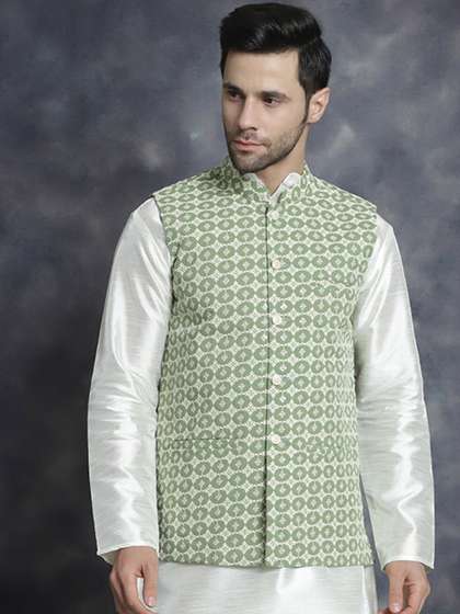 Jompers Embroidered Nehru Jacket