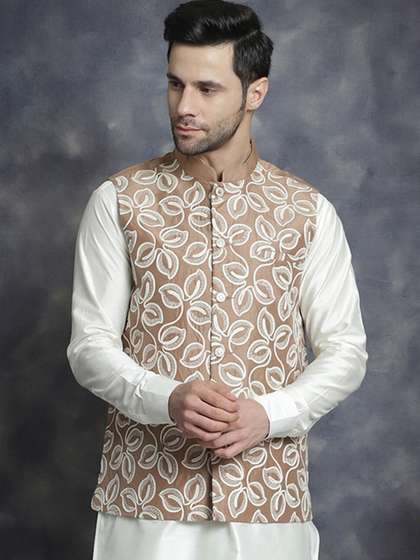 Jompers Embroidered Nehru Jacket