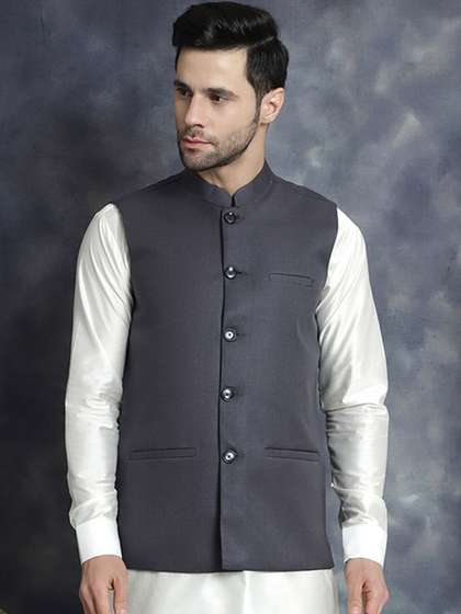 Jompers Mandarin Collar Nehru Jacket