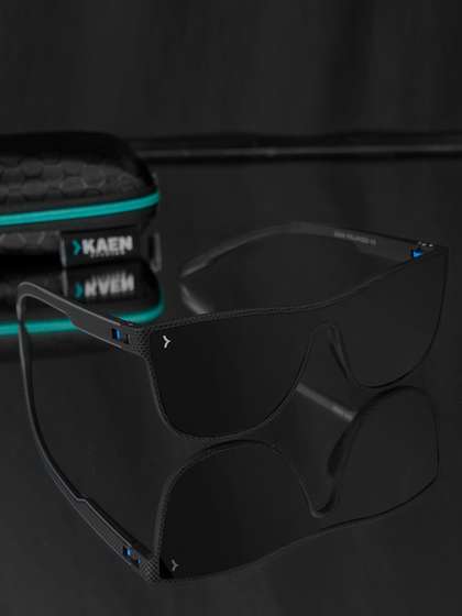 Eyewearlabs Unisex
                          Rectangle Sunglasses with Polarised Lens
                          ELKASKrewC1