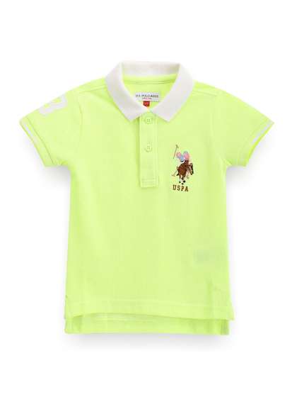 U.S. Polo Assn. Kids Boys Polo Collar Pure Cotton T-shirt